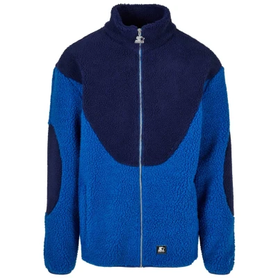 Afbeelding van Starter Sherpa Fleecejas, Heren, Maat: Large, Cobaltblue darkblue