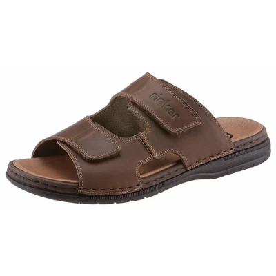 Afbeelding van Rieker Heren bruin pantoffels &amp; slippers maat 41