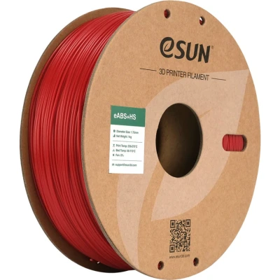 Afbeelding van eSUN ABS+ Filament 1.75mm, eABS+HS Hoge Snelheid 3D Printer ABS Plus, Maatnauwkeurigheid +/ 0.03mm, 1KG Spoel (2.2 LBS) voor Snel Printen (Vuurrood, 1KG)