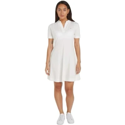 Afbeelding van Tommy Hilfiger Polojurk F&amp;F OPEN PLCKT LYCLL POLO DRS SS