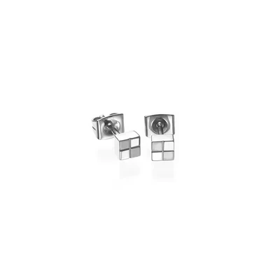 Afbeelding van Boccia 0518 01 Oorknoppen titanium zilverkleurig 4,5 x mm