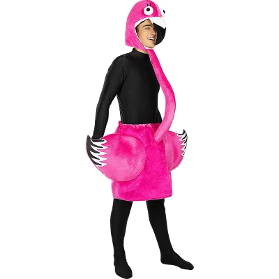 Afbeelding van Funidelia Flamingo Kostuum voor vrouwen en mannen Dieren, Volwassenen Accessoire verkleedkleding rekwisieten Halloween, carnaval &amp; feesten Maat Standaard Roze