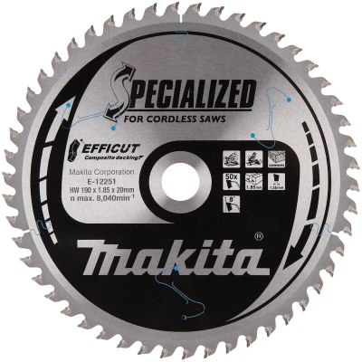 Afbeelding van Makita Hm Zaagblad Effi Compo 190X20x50t E 12186