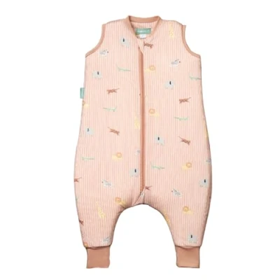 Afbeelding van Molis&amp;Co. slaapzak met voeten, voor lente en herfst, 1 TOG, licht gevoerd, 100% katoen (Öko Tex 100), jungle (4 jaar)