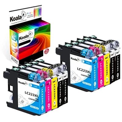 Afbeelding van Koala 10 stuks vervangende inktcartridge voor Brother LC223XL DCP J4120DW J562DW MFC J5320DW J480DW J680DW J4620DW J5620DW J5625DW (zwart cyaan magenta geel)