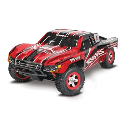 Afbeelding van Traxxas Slash 1/16 4x4 met USb c lader en accu Rood