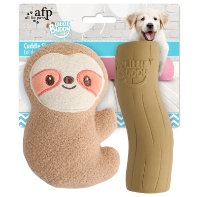 Afbeelding van Puppyknuffel luiaard 2 stuks