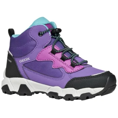 Afbeelding van Geox J Magnetar G. B ABX Sneakers, paars/paars, 32 EU, Violet Purple, EU