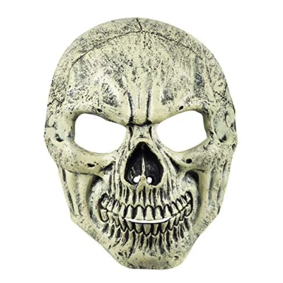 Afbeelding van Boland Foam gezichtsmasker Schedel Volwassenen Skelet Halloween accessoire Horror Skull