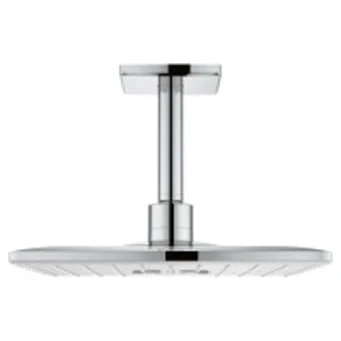 Afbeelding van Grohe Rainshower 310 Smartactive hoofddouche set 2F vierkant 142mmWit/Chroom
