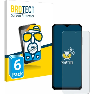 Afbeelding van BROTECT (6 Stuks) Antireflecterende Beschermfolie voor Nokia G42 5G Anti Glare Screen Protector, Mat, Ontspiegelend