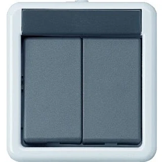 Afbeelding van Gira drukcontact 1v 1pt ip44 knx 516130