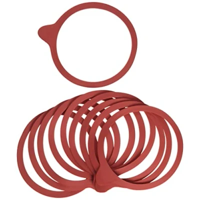 Afbeelding van Weck 222271016 Inmaakringen van hoogwaardig natuurlijk rubber geschikt voor weckglazen met een diameter 100 mm 10 stuks, Rood