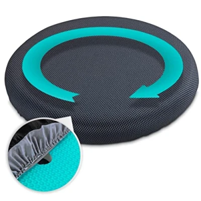 Afbeelding van Maximex cuscino girevole in gel Comfort, a 360, con cavità, poliuretano, 42 x 5 cm, bianco