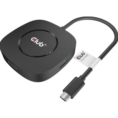 Afbeelding van Club 3D USB C 3.2 MST Hub DisplayPort 1.4