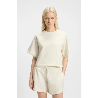 Afbeelding van HUGO Dorlina Tshirt basic, Dames, Maat: Large, Open white