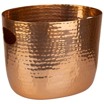 Afbeelding van APS Germany® Wijn / Champagnekoeler Koperlook Aluminium 25.5 cm x 19 H 20 3.9 liter