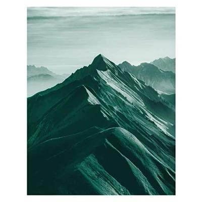 Afbeelding van Komar Poster Mountains top Kinderkamer, slaapkamer, woonkamer