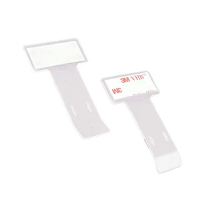 Afbeelding van Universele Ticket /Parkeerkaarthouder 75x40x2mm Zelfklevend Set à 2 stuks