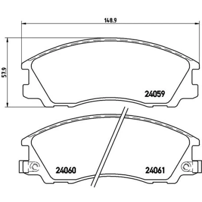 Afbeelding van Brembo Remblokset P 30 017
