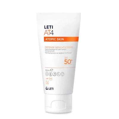 Afbeelding van Leti At 4 gezichtsbescherming Spf50+ Crema 50