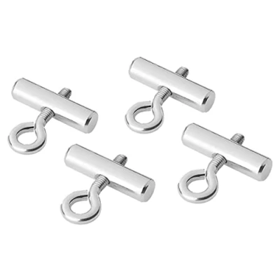 Afbeelding van MULTIBROS 4 stuks eindstoppers voor kederrail, kederstopper, blokkeerkit 5 6 mm of 8 10 (8 mm)