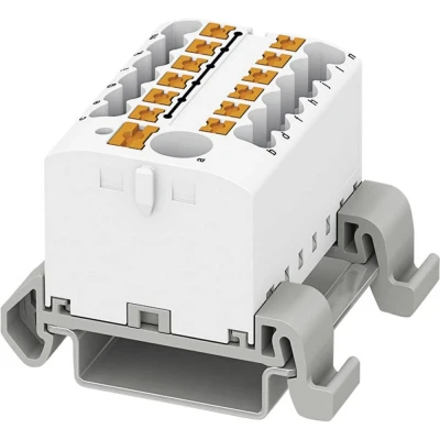 Afbeelding van Phoenix Contact PTFIX 6/12X2,5 NS35A WH 3273232 Verdeelblok 0.14 mm² 2.50 Wit 8 stuk(s)