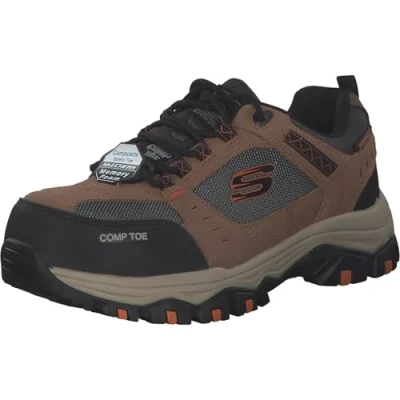 Afbeelding van Skechers Greetah Trainers heren, Bruin Suede Leer W Textiel, 45.5 EU
