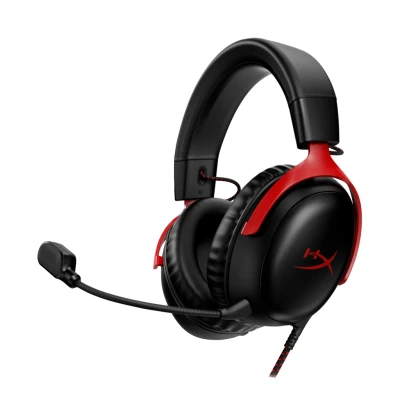 Afbeelding van Hyperx Cloud Iii Wired Gaming Headset Zwart/rood (pc PS5 Xbox Series X/s)