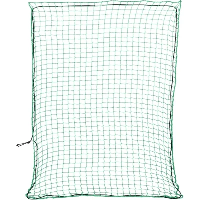 Afbeelding van vidaXL Aanhangwagennet elastisch touw 3x2,5 m polypropeen groen