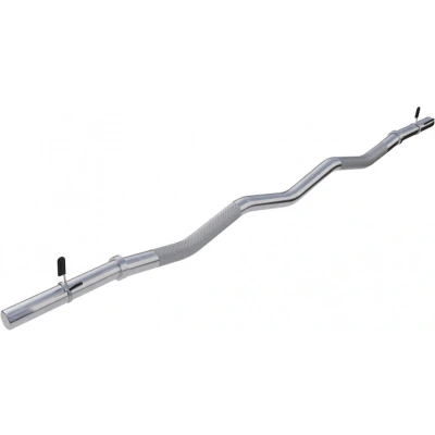 Afbeelding van Gorilla Sports EZ Curl Stang Halterstang bar 120 cm 30/31 mm Incl. Veersluiting