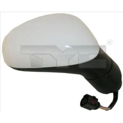 Afbeelding van Buitenspiegel Tyc 331 0056 Links Met grondlaag voor elek. spiegelverstelling, Bol vormig, Te verwarmen SEAT: Leon II Hatchback