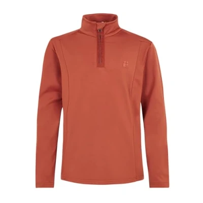 Afbeelding van Skipully Protest Boys WILLOWY JR 1/4 Zip Top Brick Orange Maat 140