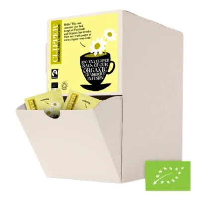 Afbeelding van Thee Clipper infusion chamomile bio 250 zakjes