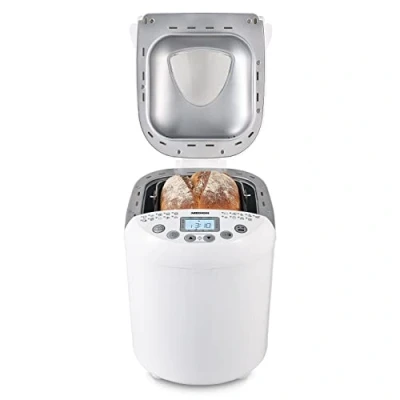Afbeelding van Medion Broodbakmachine (MD11011) Broodmachine met 19 bakprogramma&#039;s 550 watt 1 kilo capaciteit Wit