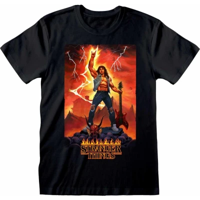 Afbeelding van Stranger Things shirt Eddie Rocks maat M