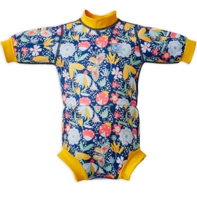 Afbeelding van Splash About Happy Nappy Baby wetsuit met herbruikbare zwemluier, Garden Delight, 6 14 Maanden
