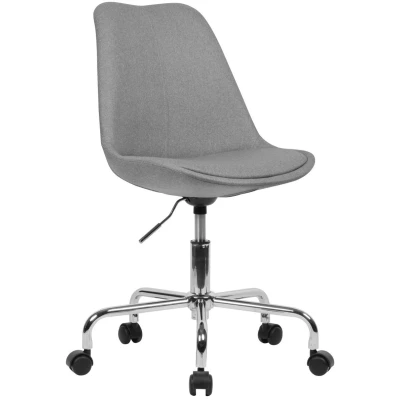 Afbeelding van Sky Style Caro Bureaustoel Lichtgrijs