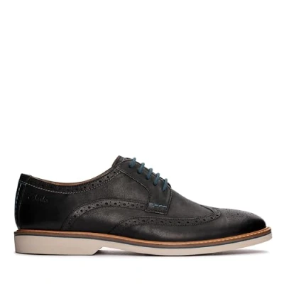 Afbeelding van Clarks Atticus Veterschoenen, Heren, Maat: 40, Black Leer