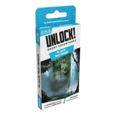 Afbeelding van Space Cowboys Unlock! Short Adventures De zoektocht naar Cabrakan Familiespel raadselspel 1 6 spelers Vanaf 10+ jaar 30 minuten Duits