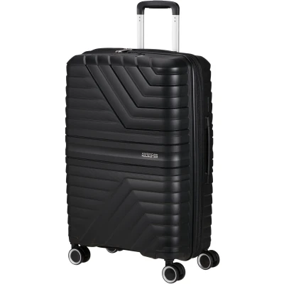 Afbeelding van American Tourister Flytwist Spinner 67/24 TSA Expandable shadow black hardcase koffer