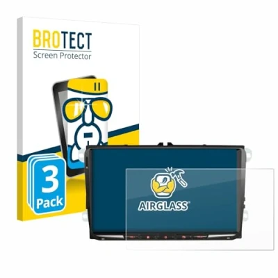 Afbeelding van BROTECT Screenprotector voor Erisin ES8998V 9&quot; Folie Beschermfolie Beschermglas transparant (3 Stuks)