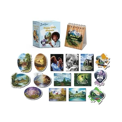 Afbeelding van Bob Ross: Happy Little Magnets