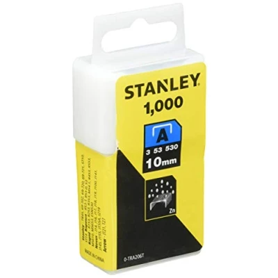 Afbeelding van Stanley Light Duty Staple 10mm (1000) 0 TRA206T STA0TRA206T, wit