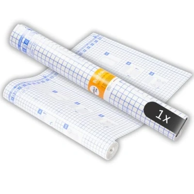 Afbeelding van perfect line Boekbeschermingsfolie zelfklevend 15 m x 40 cm, boekfolie transparant, boekomslagfolie document proof, MADE IN GERMANY