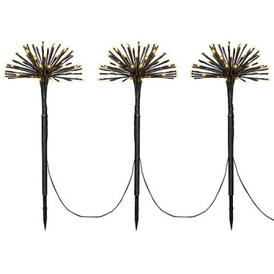 Afbeelding van Tuinsteker kerst Konstsmide 3 stuks (192 LEDs, 50 cm, Paardenbloem)