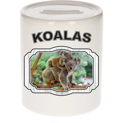 Afbeelding van Dieren liefhebber koala spaarpot koalaberen cadeau Spaarpotten