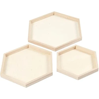 Afbeelding van Dienbladen, d: 21+26+31 cm, 3 stuks, Keizerin boom