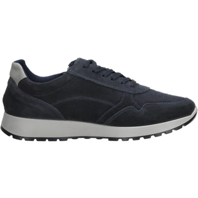 Afbeelding van IMAC Berry Sneakers laag Blau grau, Heren, Maat: 43, grau Veloursleer
