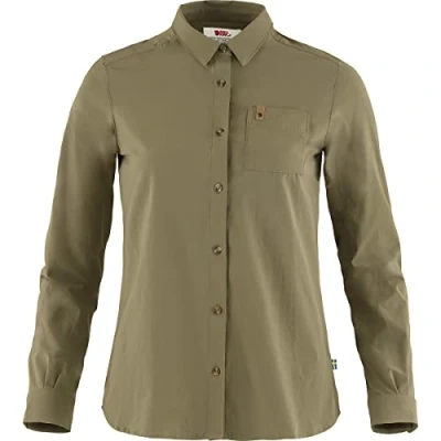 Afbeelding van Blouse Fjallraven Women Ovik Lite LS Green XL